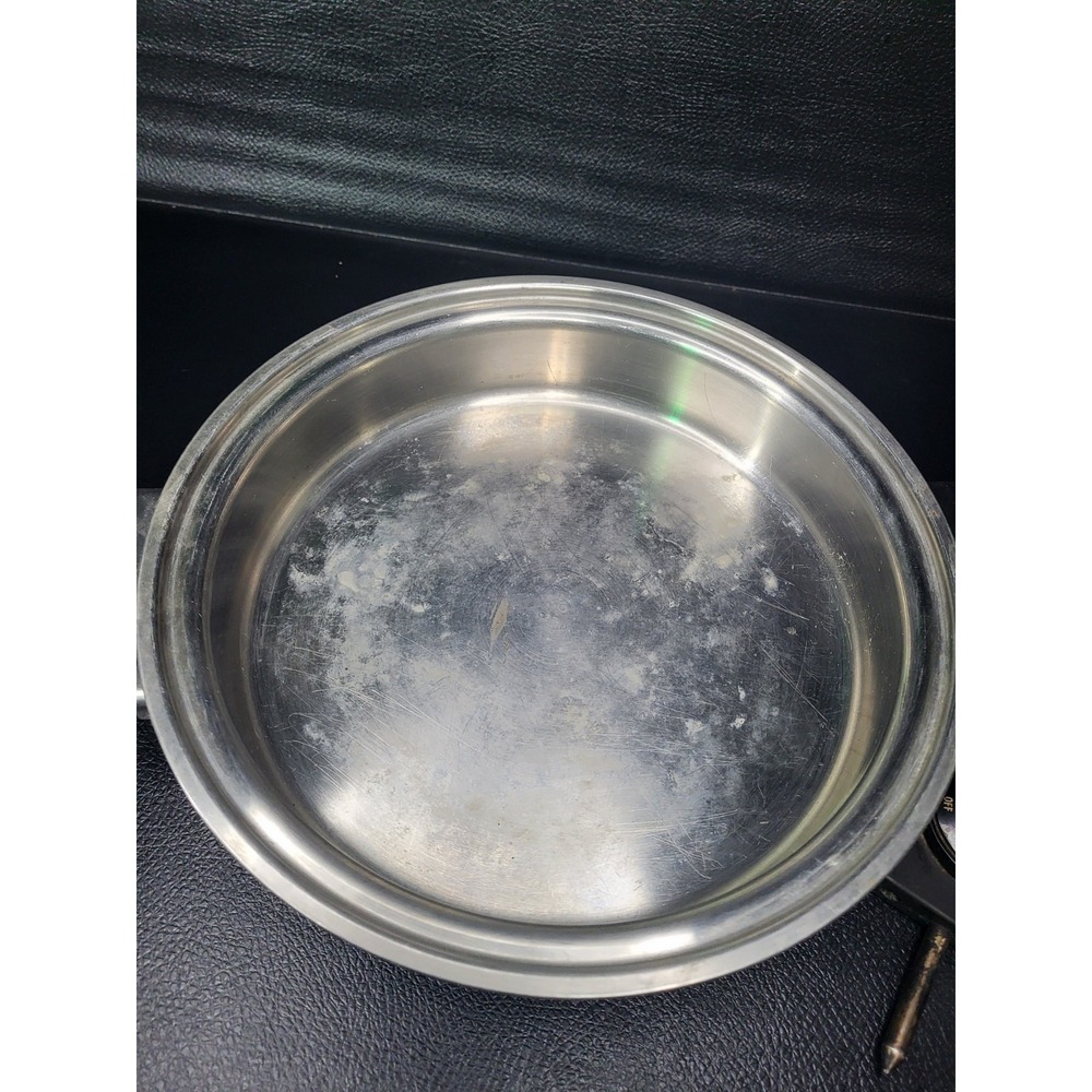Saladmaster Stainless Steel Liquid Core 11" Electric Skillet with Vapo Lid 17815 - Picture 6 of 9